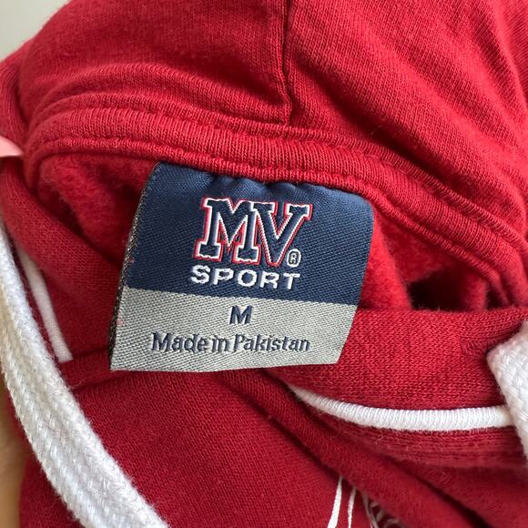 MV‎ Sport sz M red Mammoth CA tree hoodie - Picture 4 of 8